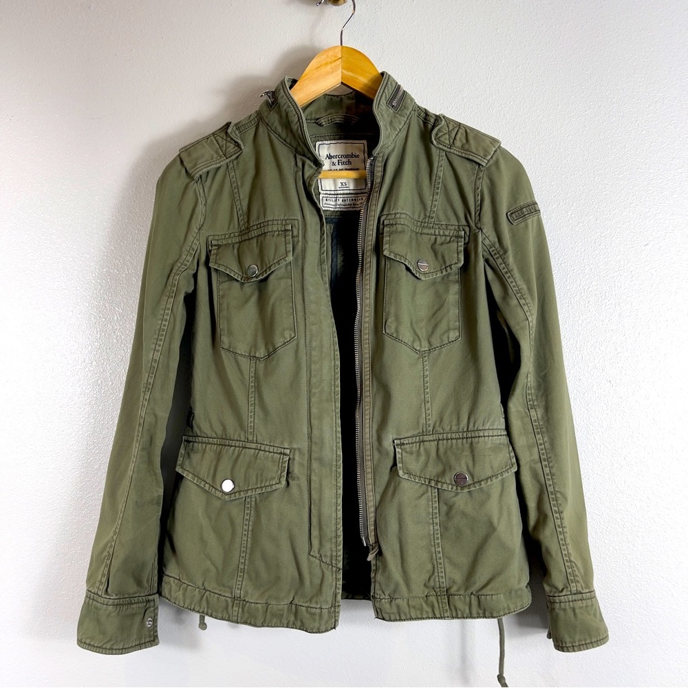 Abercrombie & Fitch Women’s Olive Green Jacket XS